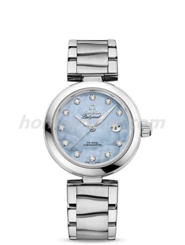 欧米茄425.30.34.20.57.003女表碟飞系列-银色表带/表径34mm