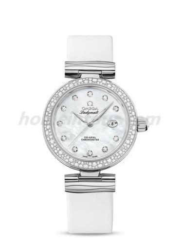 欧米茄425.37.34.20.55.002女表碟飞系列-白色表带/表径34mm