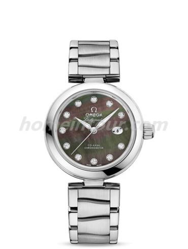 欧米茄425.30.34.20.57.004女表碟飞系列-银色表带/表径34mm