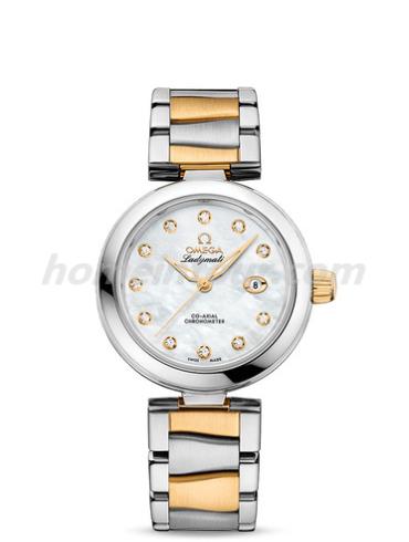 欧米茄425.20.34.20.55.003女表碟飞系列-间金色表带/表径34mm