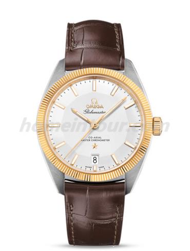 欧米茄130.23.39.21.02.001男表星座系列-棕色表带/表径39mm