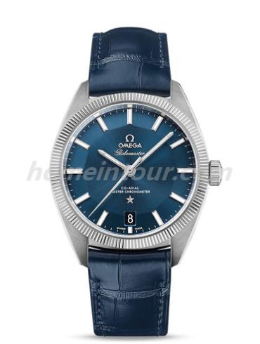 欧米茄130.33.39.21.03.001男表星座系列-蓝色表带/表径39mm