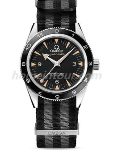 欧米茄233.32.41.21.01.001男表海马系列-黑色表带/表径41mm