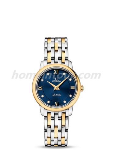 欧米茄424.20.27.60.53.002女表碟飞系列-间金色表带/表径27.4mm