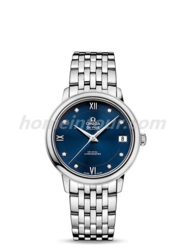 欧米茄424.10.33.20.53.001女表碟飞系列-银色表带/表径32.7mm