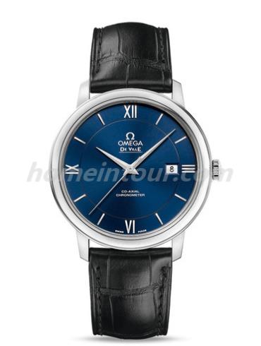 欧米茄424.13.40.20.03.001男表碟飞系列-黑色表带/表径39.5mm