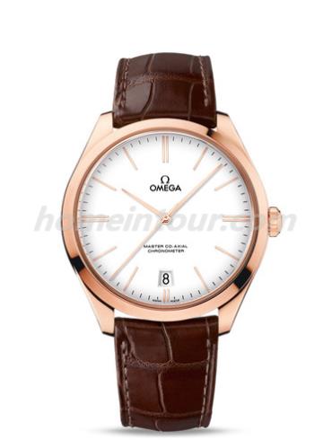 欧米茄432.53.40.21.04.001男表碟飞系列-棕色表带/表径40mm