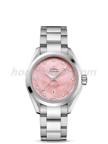 欧米茄231.10.34.20.57.003女表海马系列-银色表带/表径34mm