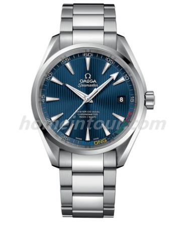 欧米茄522.10.42.21.03.001 男表海马系列-银色表带/表径41.5mm