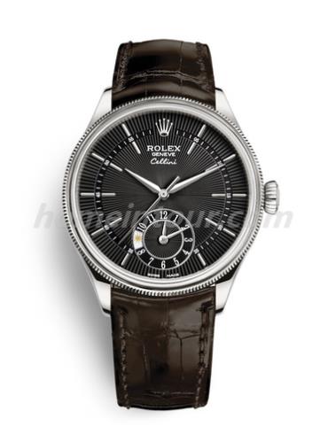 劳力士50529-0010男表切利尼-棕色表带/表径39mm