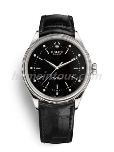 劳力士50509-0023男表切利尼-黑色表带/表径39mm