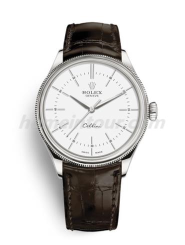 劳力士50509-0017男表切利尼-棕色表带/表径39mm