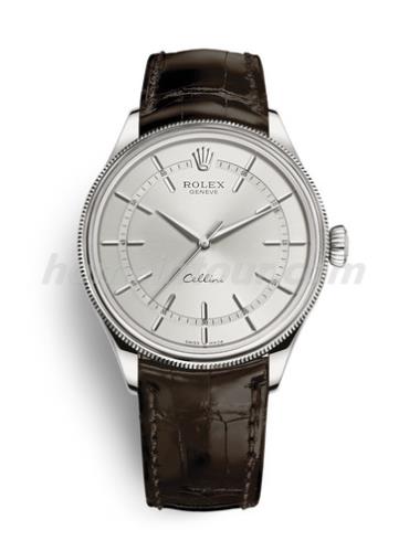 劳力士50509-0010男表切利尼-棕色表带/表径39mm