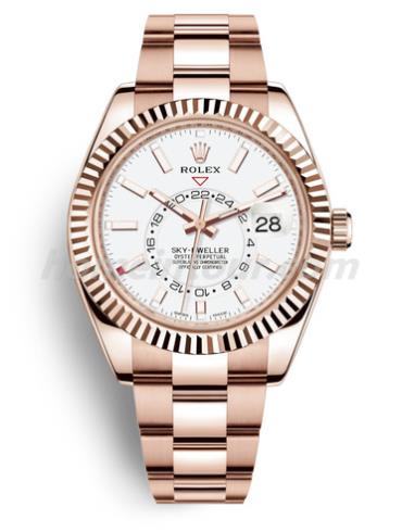 劳力士326935-0005男表SKY-DWELLER-金色表带/表径42mm