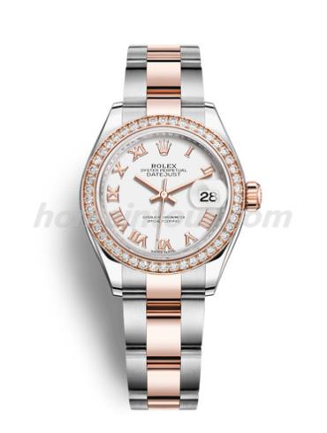 劳力士279381RBR-0022女表日志型-金色表带/表径28mm