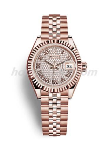 劳力士279175-0024女表日志型-金色表带/表径28mm