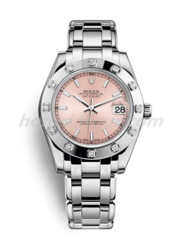 劳力士81319-0031女表珍珠淑女型-银色表带/表径34mm