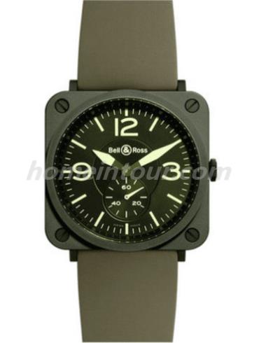 柏莱士BRS-CE-MIL_SRU男表AVIATION系列-绿色表带/表径39mm