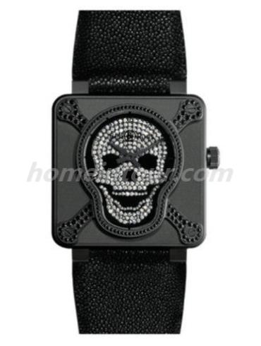 柏莱士BR0192-AIRB-LGD_SWA男表AVIATION系列-—表带/表径46mm