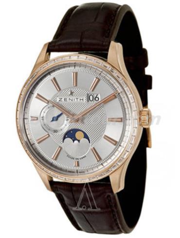 真力时22.2141.691_01.C498男表指挥官-棕色表带/表径40mm