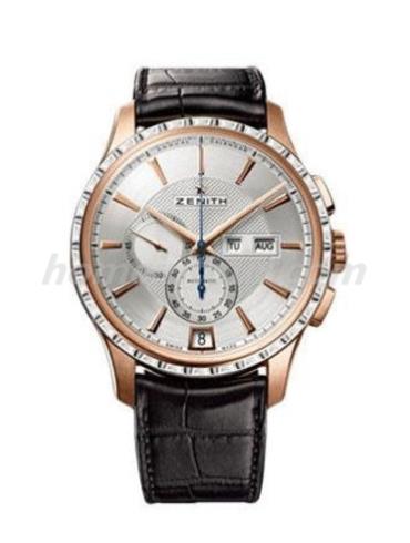 真力时22.2070.4054_02.C711男表指挥官-棕色表带/表径42mm