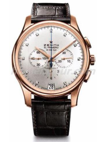 真力时18.2110.400_02.C498男表指挥官-棕色表带/表径—mm