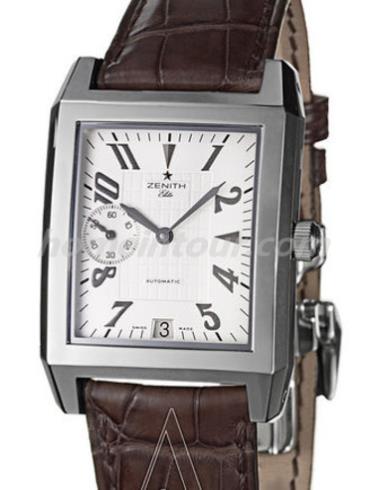 真力时01.0251.684_02.C504男表-棕色表带/表径44x31mm