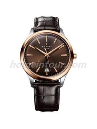 真力时51.2020.670_76.C498男表指挥官系列-棕色表带/表径40mm