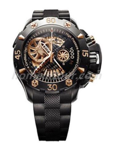 真力时96.0528.4021_21.R642男表EL PRIMERO系列-黑色表带/表径46.5mm