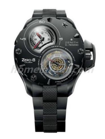 真力时96.0525.8800_21.M529男表EL PRIMERO系列-黑色表带/表径46.5mm