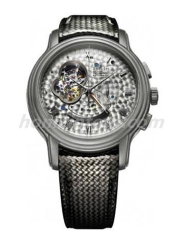 真力时95.1260.4021_77.C609男表EL PRIMERO系列-黑色表带/表径45mm