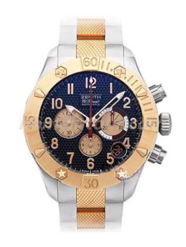 真力时86.0516.4000_21.M517男表EL PRIMERO系列-间金色表带/表径43mm