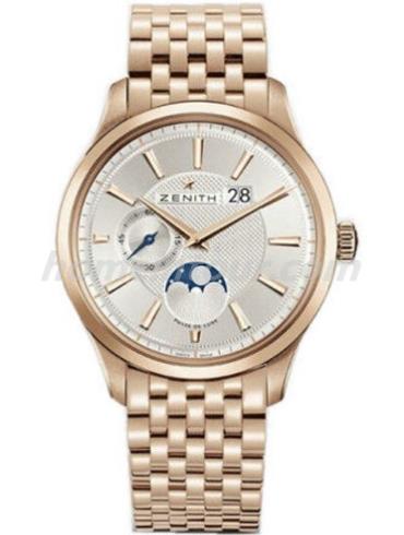 真力时18.2140.691_02.M2140男表指挥官-金色表带/表径40mm