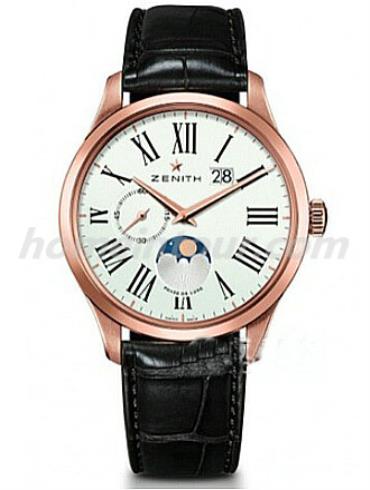 真力时18.2142.691_11.C498男表指挥官-棕色表带/表径40mm