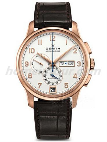 真力时18.2071.4054_01.C711男表指挥官-黑色表带/表径42mm