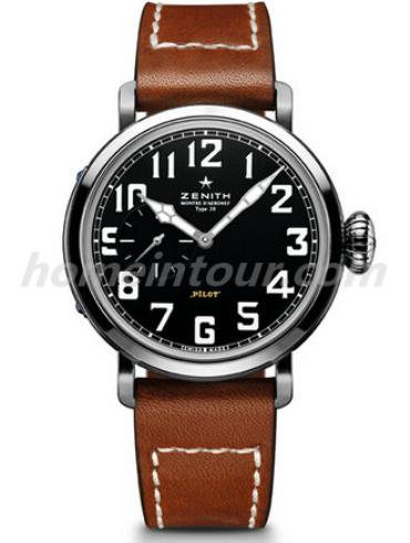 真力时03.1930.681_21.C723男表飞行员系列-棕色表带/表径40mm