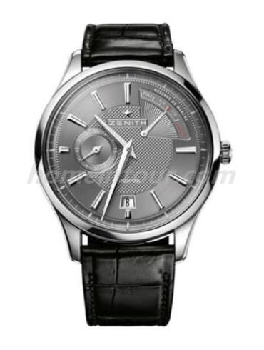 真力时65.2120.685_91.C493男表指挥官-黑色表带/表径40mm