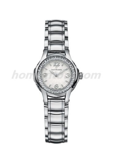 宝齐莱00.10520.08.26.21女表白蒂诗系列-银白色表带/表径25mm