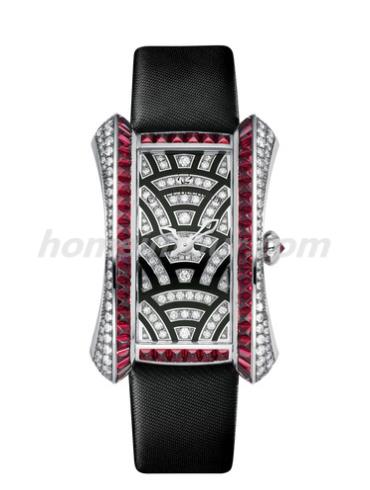 宝齐莱00.10706.02.99.11女表雅丽嘉系列-黑色表带/表径31.35x45mm