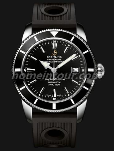 百年灵A1732124_BA61_200S_A20D.2男表超级海洋文化系列-黑色表带/表径42mm