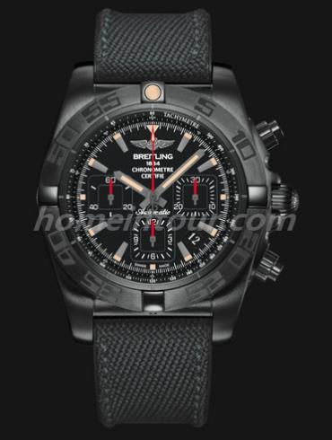 百年灵MB0111C3_BE35_253S_M20DSA.2男表机械计时系列-黑色表带/表径44mm