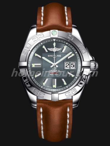 百年灵A49350L2_F549_425X_A18BA.1男表银河系列-金色表带/表径41mm