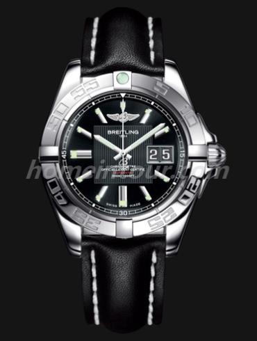 百年灵A49350L2_BA07_428X_A18BA.1男表银河系列-黑色表带/表径41mm