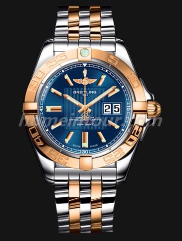 百年灵C49350L2_C810_366C男表银河系列-间金色表带/表径41mm