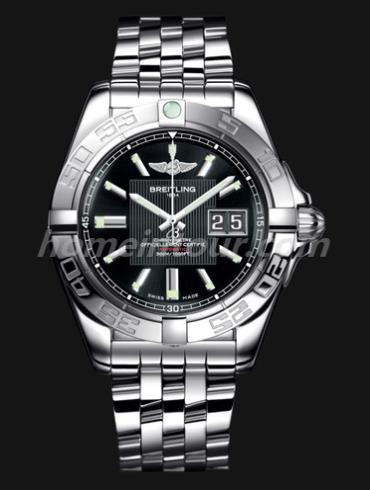 百年灵A49350L2_BA07_366A男表银河系列-银色表带/表径41mm