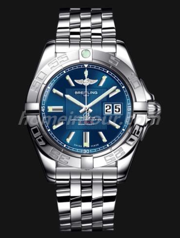 百年灵A49350L2_C806_366A男表银河系列-银色表带/表径41mm