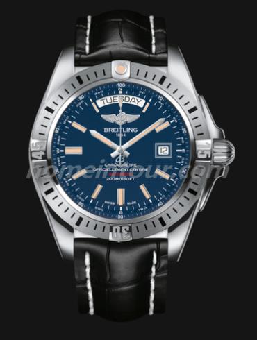 百年灵A45320B9_C902_743P_A20BA.1男表银河系列-黑色表带/表径44mm