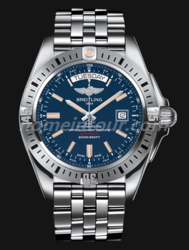 百年灵A45320B9_C902_375A男表银河系列-银色表带/表径44mm