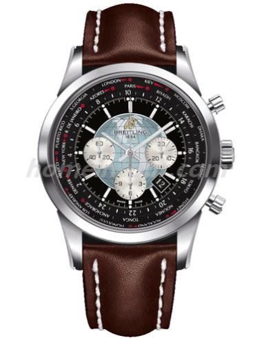 百年灵AB0510U4_BB62_443X_A20BA.1男表越洋系列-棕色表带/表径46mm