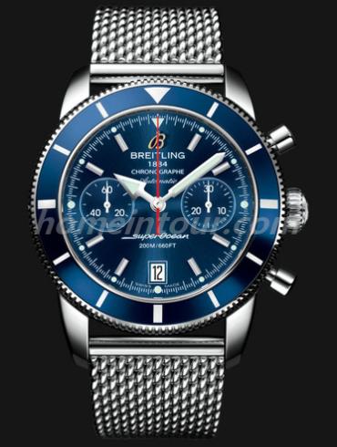 百年灵A2337016_C856_154A男表超级海洋文化系列-银色表带/表径44mm